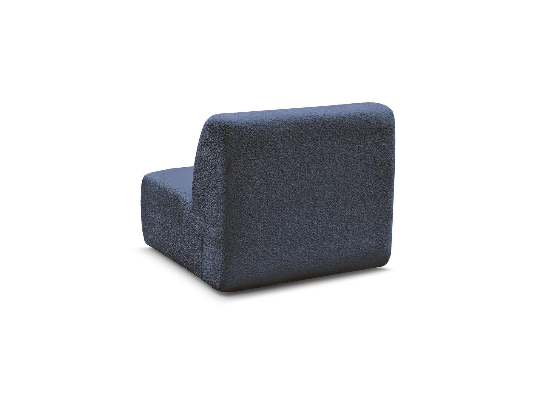 Anda - Chauffeuse 1 Place Sans Accoudoir Pour Canapé Modulable - Tissu Chenille