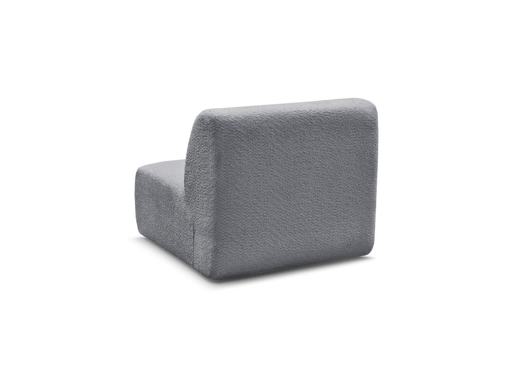 Anda - Chauffeuse 1 Place Sans Accoudoir Pour Canapé Modulable - Tissu Chenille