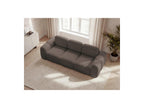 Montaigne - Canapé Droit Convertible Coffre 3 Places - Tissu Bouclette