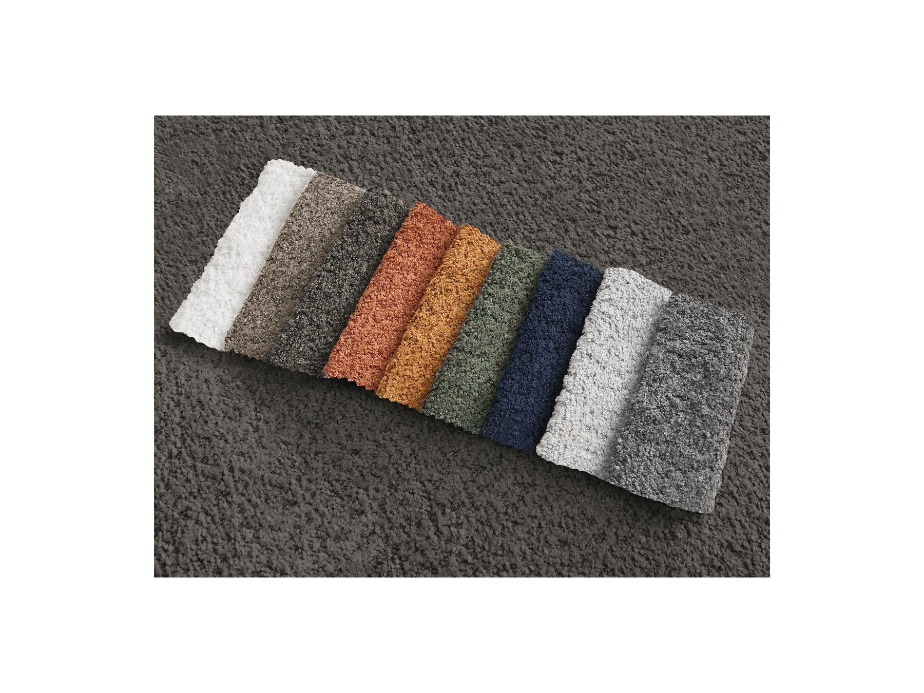 Montaigne - Canapé Droit Convertible Coffre 3 Places - Tissu Bouclette