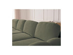 Montaigne - Canapé D'Angle Convertible Coffre Grande Méridienne - Tissu Bouclette - Angle Droit