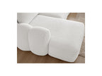 Montaigne - Canapé D'Angle Convertible Coffre Grande Méridienne - Tissu Bouclette - Angle Gauche
