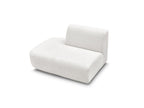 Anda - Chauffeuse Bout De Canapé Pour Canapé Modulable - Tissu Chenille - Angle Gauche