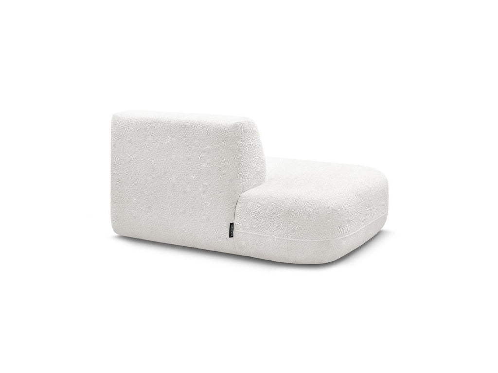 Anda - Chauffeuse Bout De Canapé Pour Canapé Modulable - Tissu Chenille - Angle Gauche