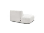 Anda - Chauffeuse Bout De Canapé Pour Canapé Modulable - Tissu Chenille - Angle Gauche