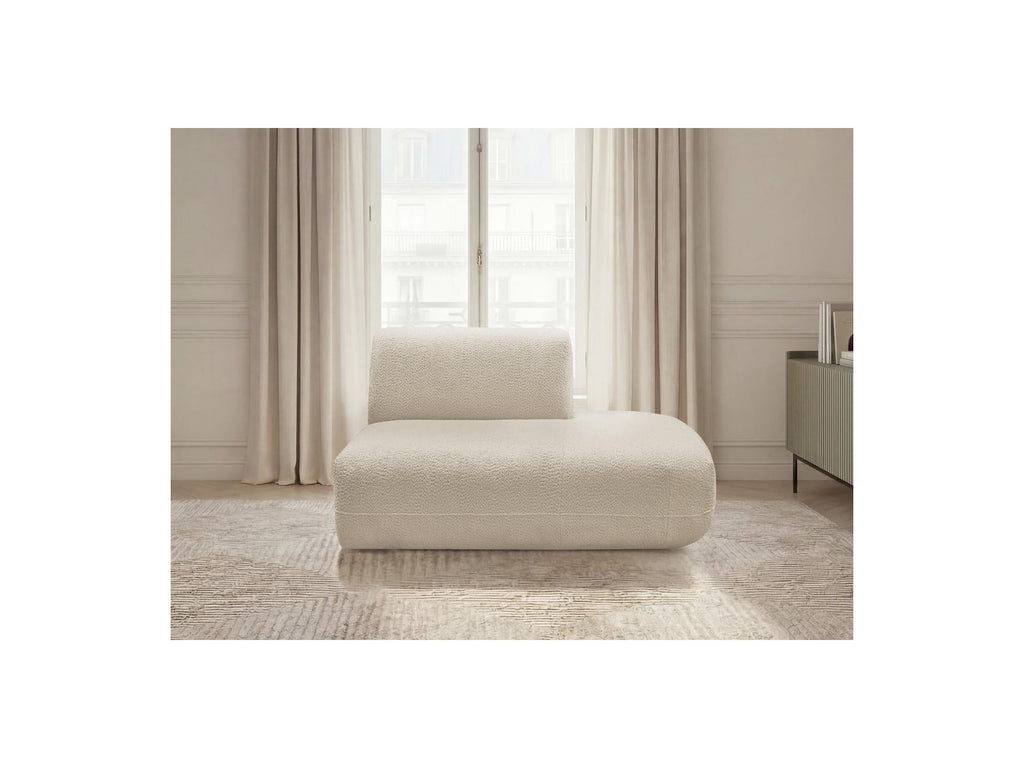 Anda - Chauffeuse Bout De Canapé Pour Canapé Modulable - Tissu Chenille - Angle Droit