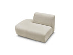 Anda - Chauffeuse Bout De Canapé Pour Canapé Modulable - Tissu Chenille - Angle Gauche