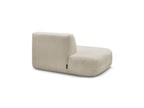 Anda - Chauffeuse Bout De Canapé Pour Canapé Modulable - Tissu Chenille - Angle Gauche