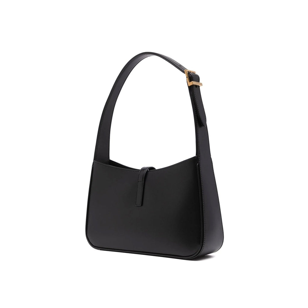 Saint Laurent - Sac Le 5 À 7 Hobo Leather - Black - Femme
