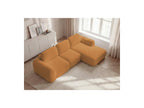 Montaigne - Canapé D'Angle Convertible Coffre - Tissu Bouclette - Angle Droit