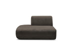 Anda - Chauffeuse Bout De Canapé Pour Canapé Modulable - Tissu Chenille - Angle Gauche