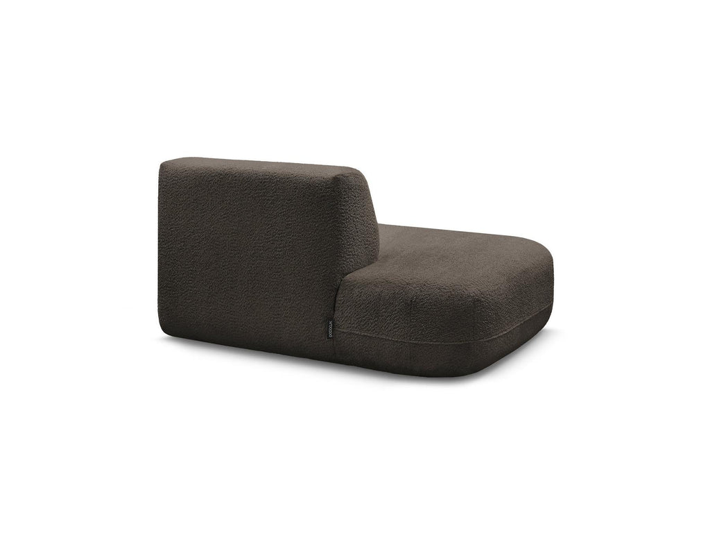 Anda - Chauffeuse Bout De Canapé Pour Canapé Modulable - Tissu Chenille - Angle Gauche