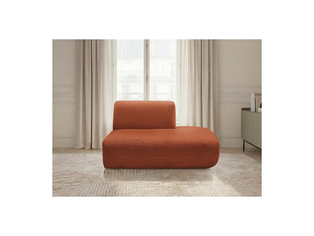Anda - Chauffeuse Bout De Canapé Pour Canapé Modulable - Tissu Chenille - Angle Droit