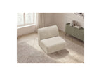 Anda - Chauffeuse 1 Place Sans Accoudoir Pour Canapé Modulable - Tissu Chenille