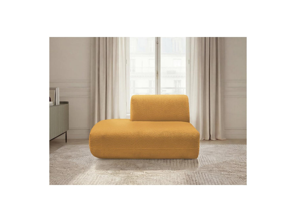 Anda - Chauffeuse Bout De Canapé Pour Canapé Modulable - Tissu Chenille - Angle Gauche