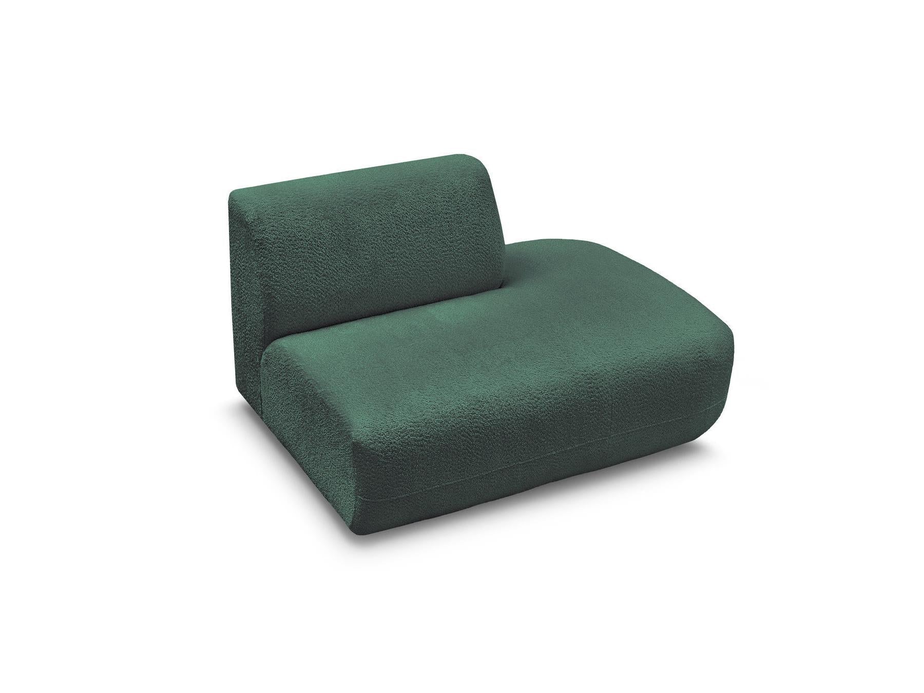 Anda - Chauffeuse Bout De Canapé Pour Canapé Modulable - Tissu Chenille - Angle Droit