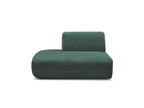 Anda - Chauffeuse Bout De Canapé Pour Canapé Modulable - Tissu Chenille - Angle Gauche