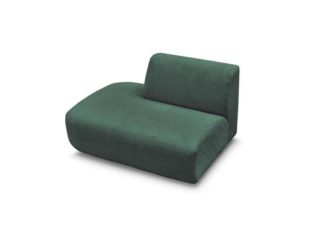 Anda - Chauffeuse Bout De Canapé Pour Canapé Modulable - Tissu Chenille - Angle Gauche