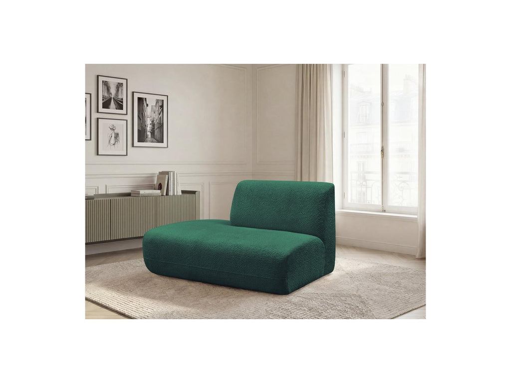 Anda - Chauffeuse Bout De Canapé Pour Canapé Modulable - Tissu Chenille - Angle Gauche