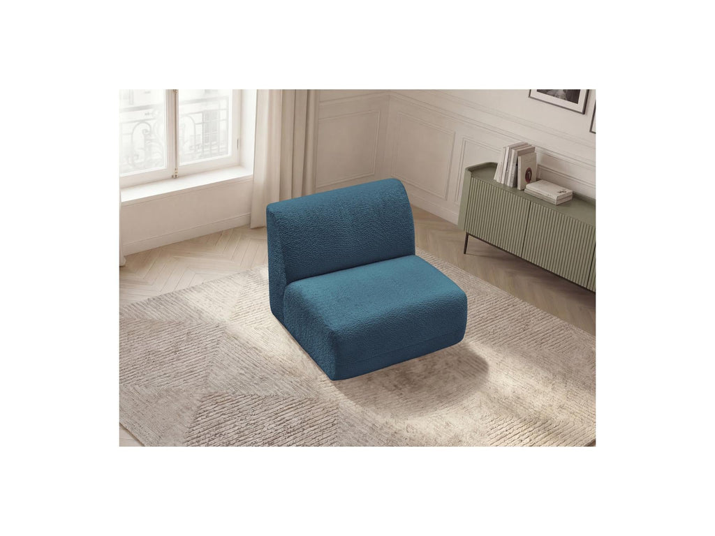 Anda - Chauffeuse 1 Place Sans Accoudoir Pour Canapé Modulable - Tissu Chenille