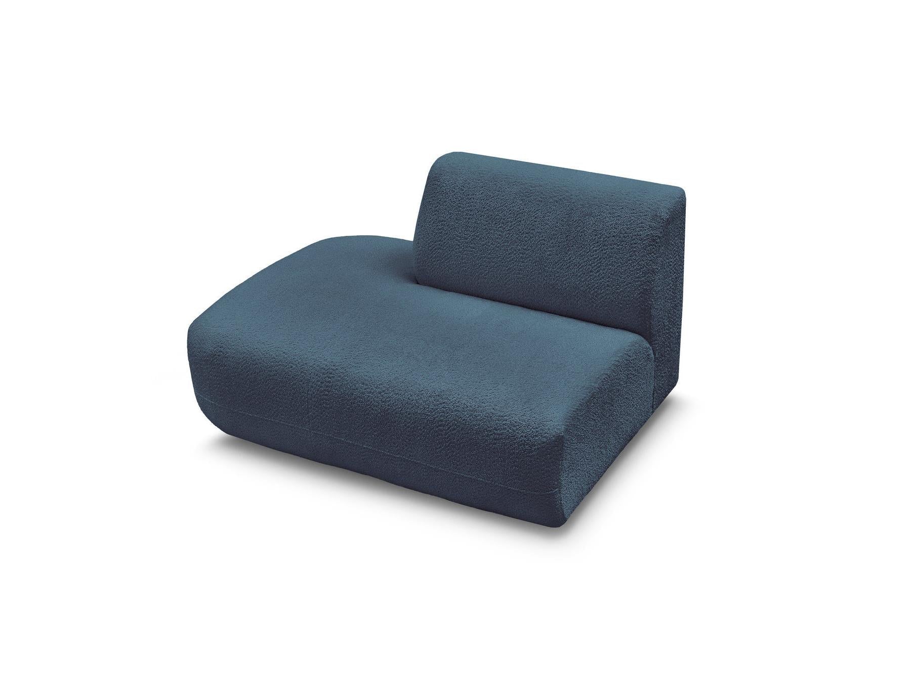 Anda - Chauffeuse Bout De Canapé Pour Canapé Modulable - Tissu Chenille - Angle Gauche