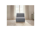 Anda - Chauffeuse 1 Place Sans Accoudoir Pour Canapé Modulable - Tissu Chenille
