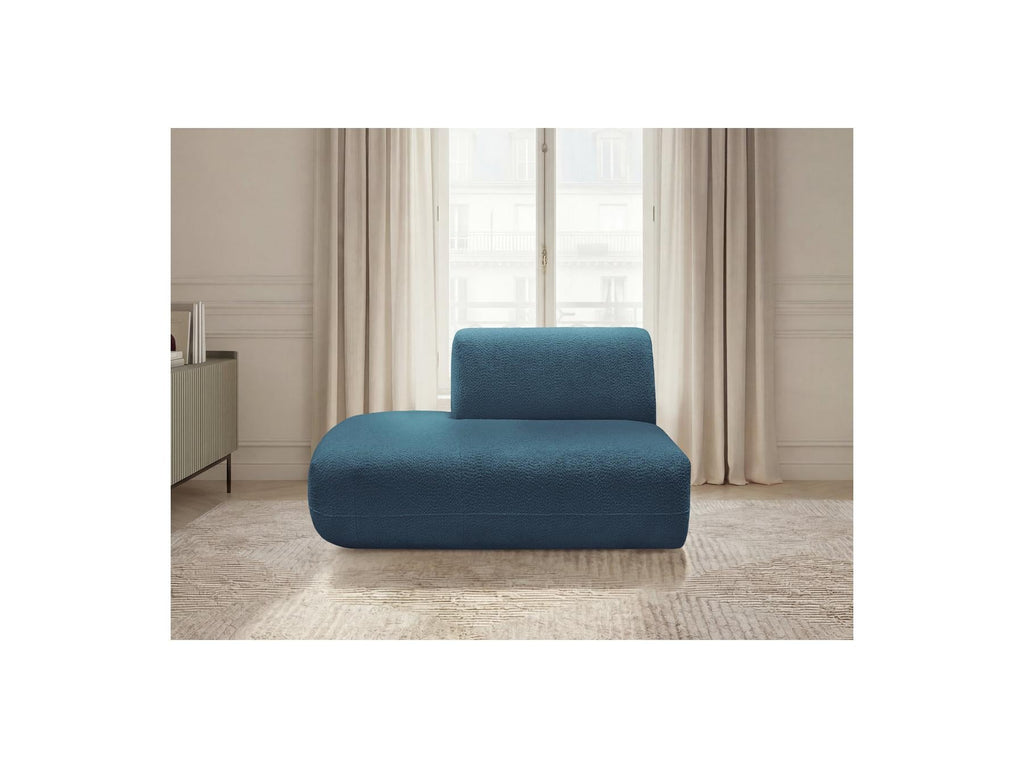Anda - Chauffeuse Bout De Canapé Pour Canapé Modulable - Tissu Chenille - Angle Gauche