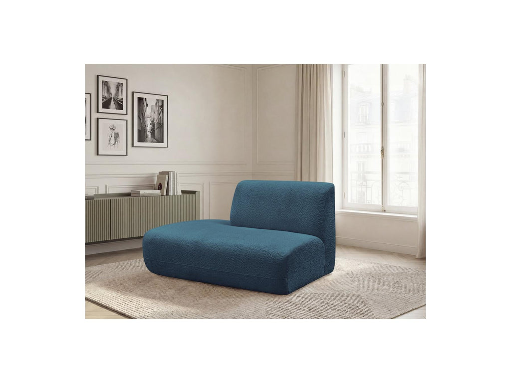 Anda - Chauffeuse Bout De Canapé Pour Canapé Modulable - Tissu Chenille - Angle Gauche