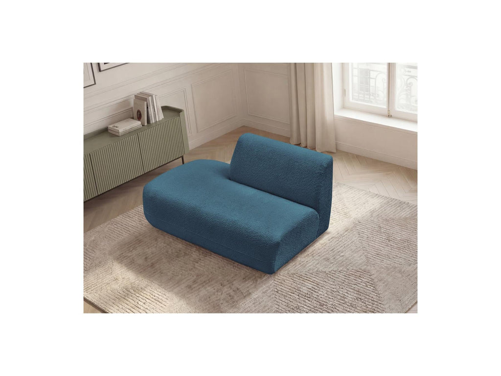 Anda - Chauffeuse Bout De Canapé Pour Canapé Modulable - Tissu Chenille - Angle Gauche