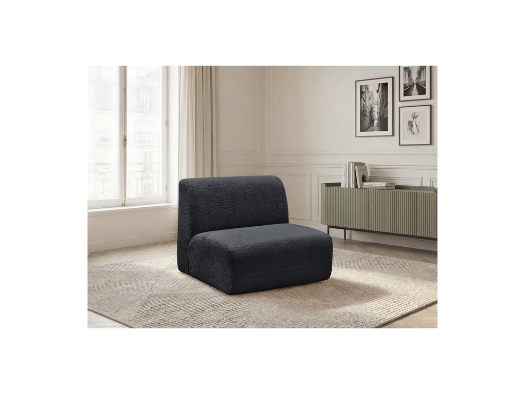Anda - Chauffeuse 1 Place Sans Accoudoir Pour Canapé Modulable - Tissu Chenille