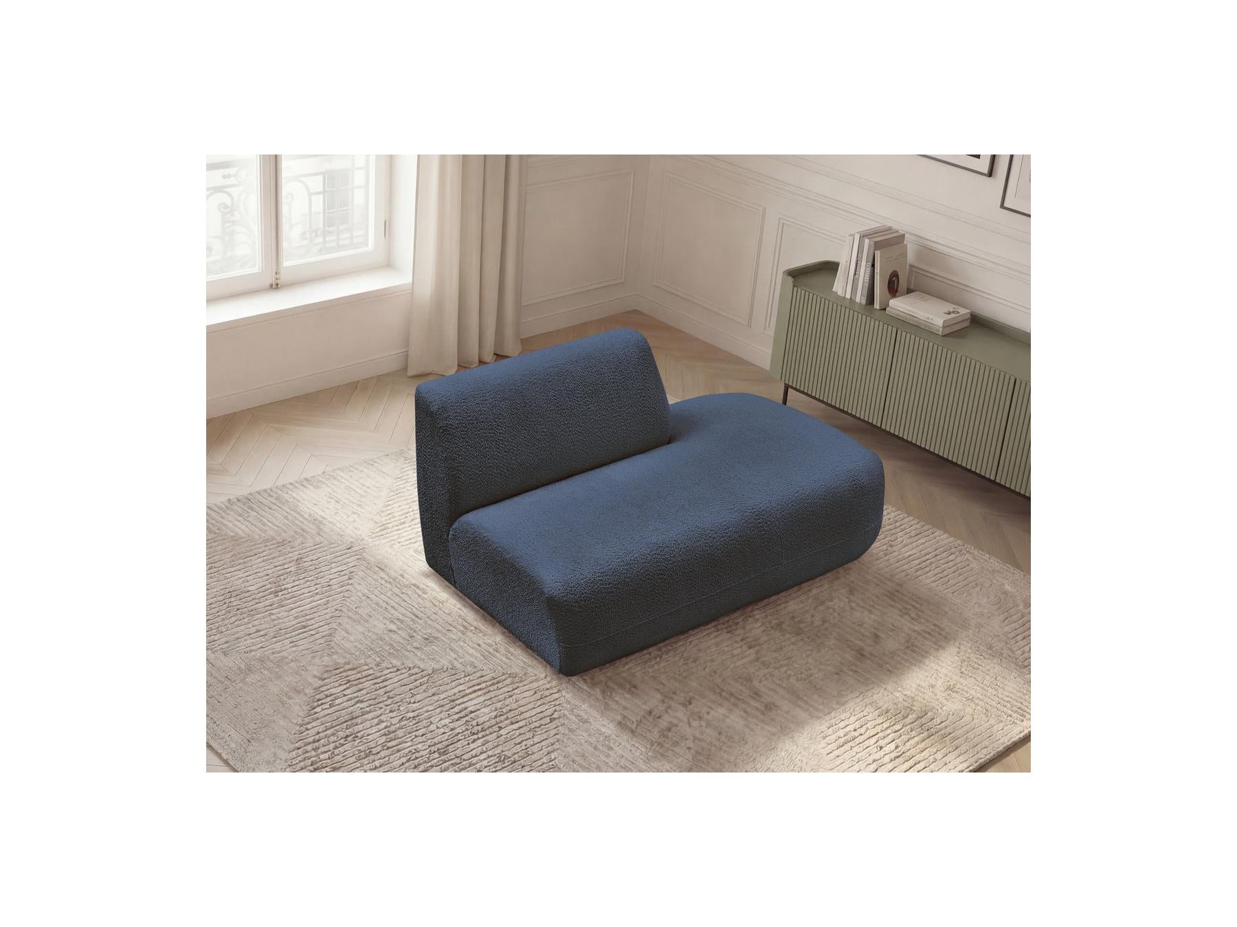 Anda - Chauffeuse Bout De Canapé Pour Canapé Modulable - Tissu Chenille - Angle Droit