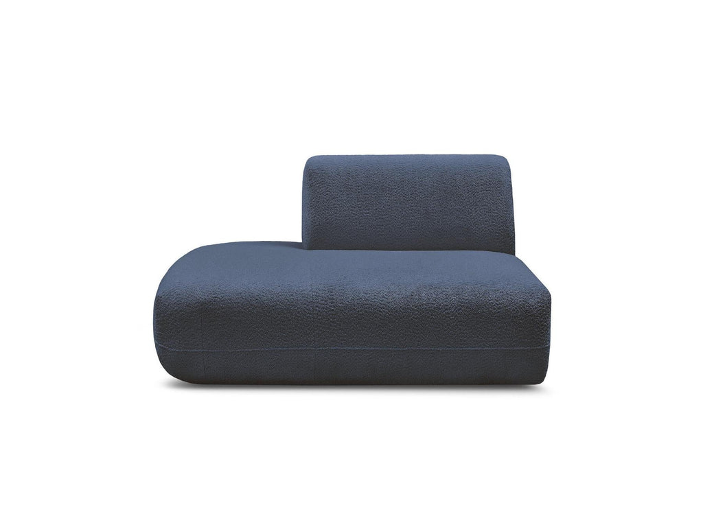 Anda - Chauffeuse Bout De Canapé Pour Canapé Modulable - Tissu Chenille - Angle Gauche
