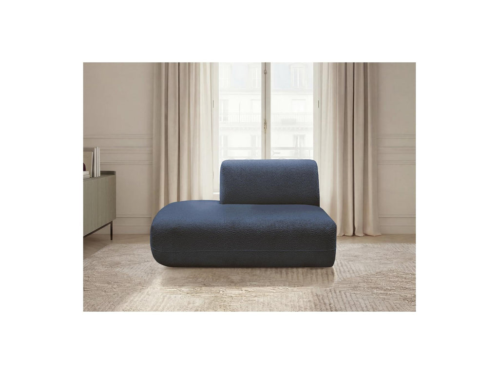 Anda - Chauffeuse Bout De Canapé Pour Canapé Modulable - Tissu Chenille - Angle Gauche
