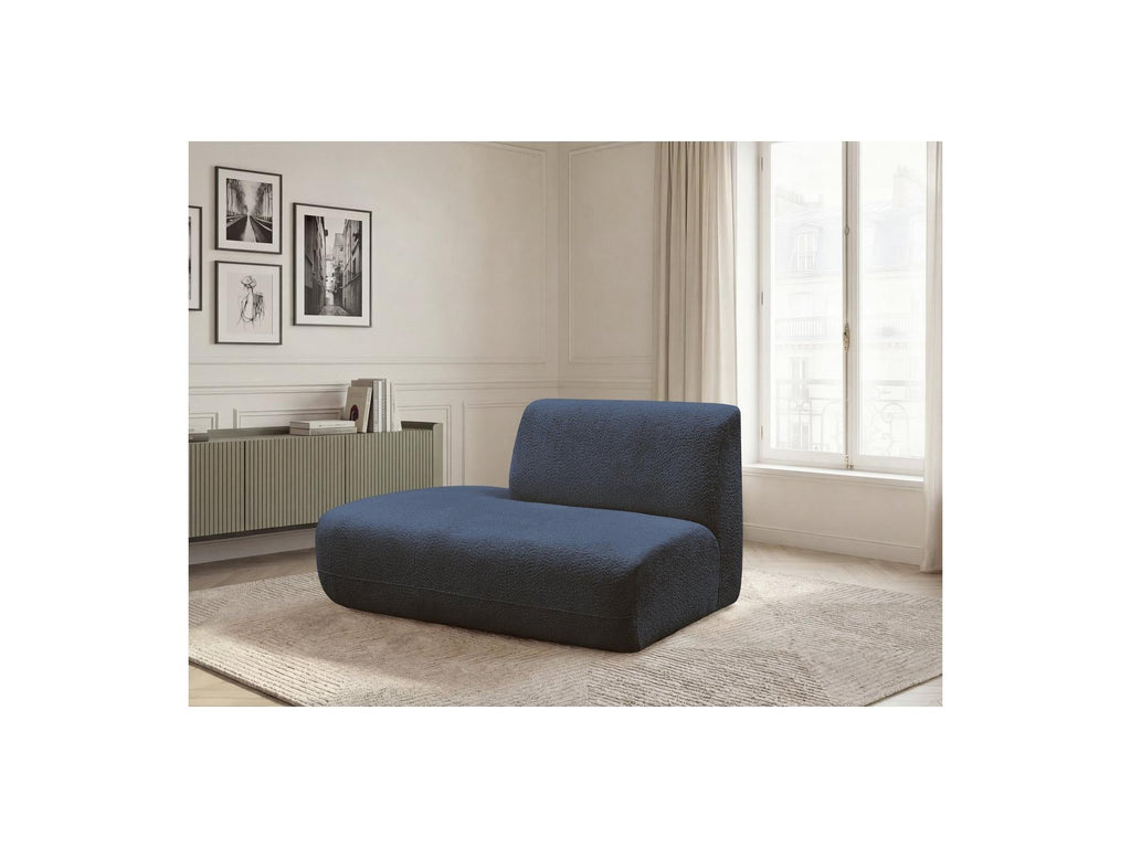 Anda - Chauffeuse Bout De Canapé Pour Canapé Modulable - Tissu Chenille - Angle Gauche