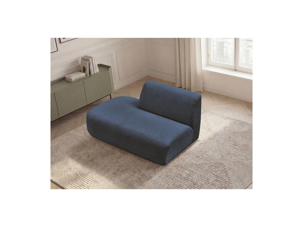 Anda - Chauffeuse Bout De Canapé Pour Canapé Modulable - Tissu Chenille - Angle Gauche