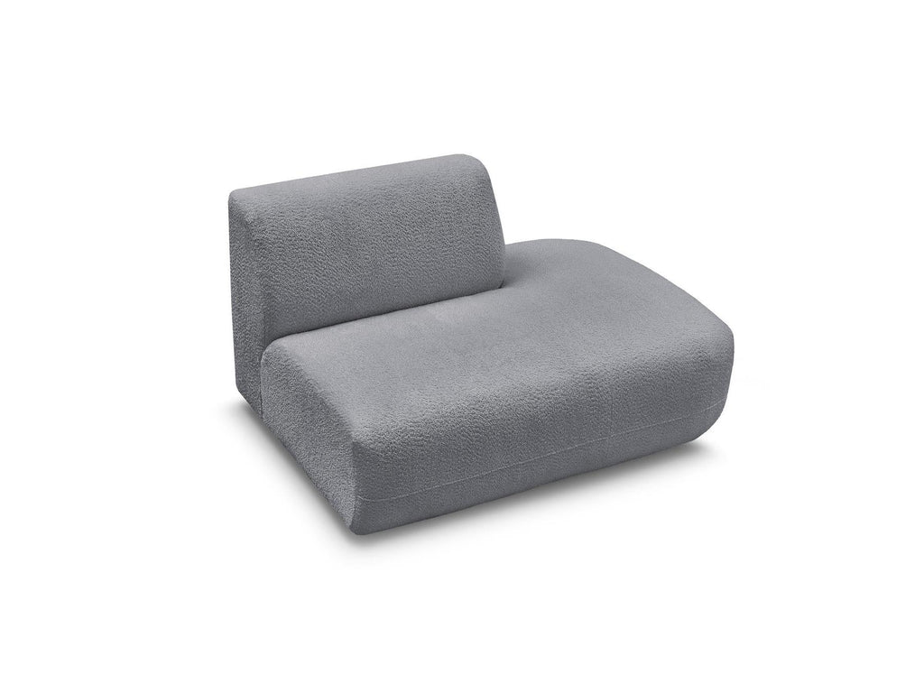 Anda - Chauffeuse Bout De Canapé Pour Canapé Modulable - Tissu Chenille - Angle Droit