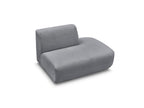 Anda - Chauffeuse Bout De Canapé Pour Canapé Modulable - Tissu Chenille - Angle Droit