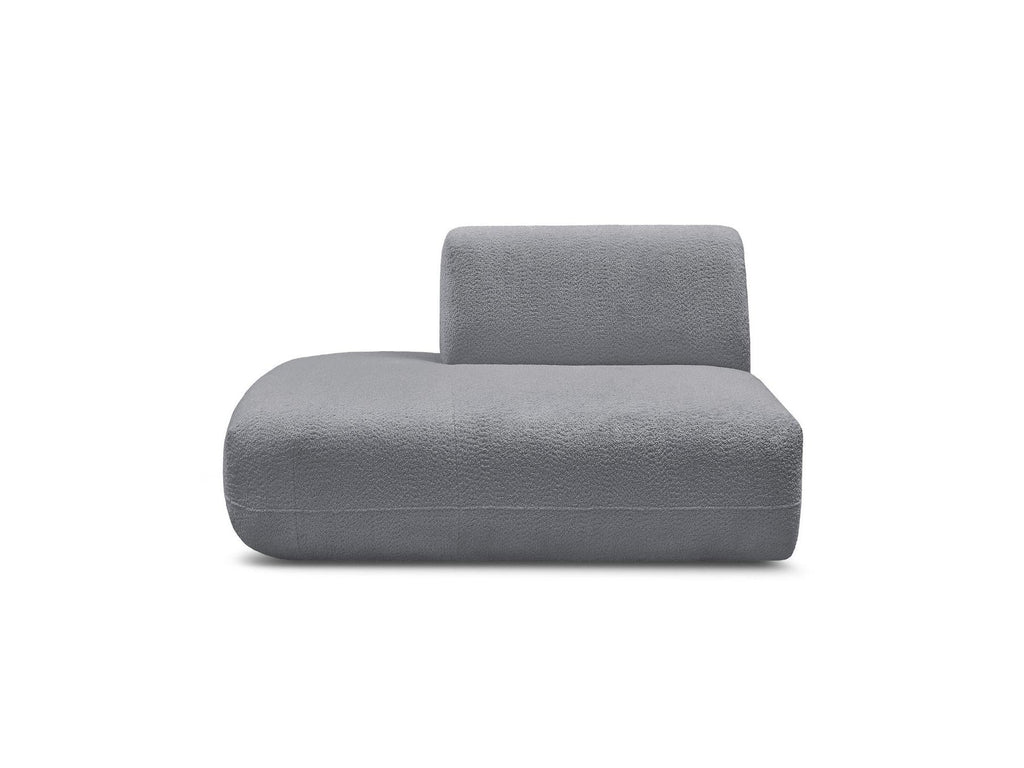 Anda - Chauffeuse Bout De Canapé Pour Canapé Modulable - Tissu Chenille - Angle Gauche
