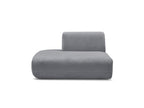 Anda - Chauffeuse Bout De Canapé Pour Canapé Modulable - Tissu Chenille - Angle Gauche