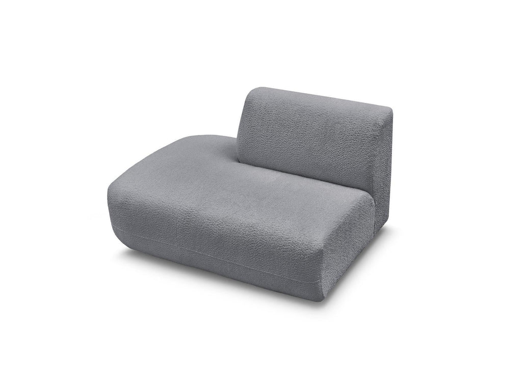 Anda - Chauffeuse Bout De Canapé Pour Canapé Modulable - Tissu Chenille - Angle Gauche
