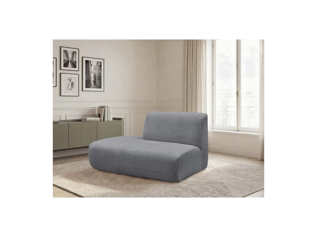 Anda - Chauffeuse Bout De Canapé Pour Canapé Modulable - Tissu Chenille - Angle Gauche