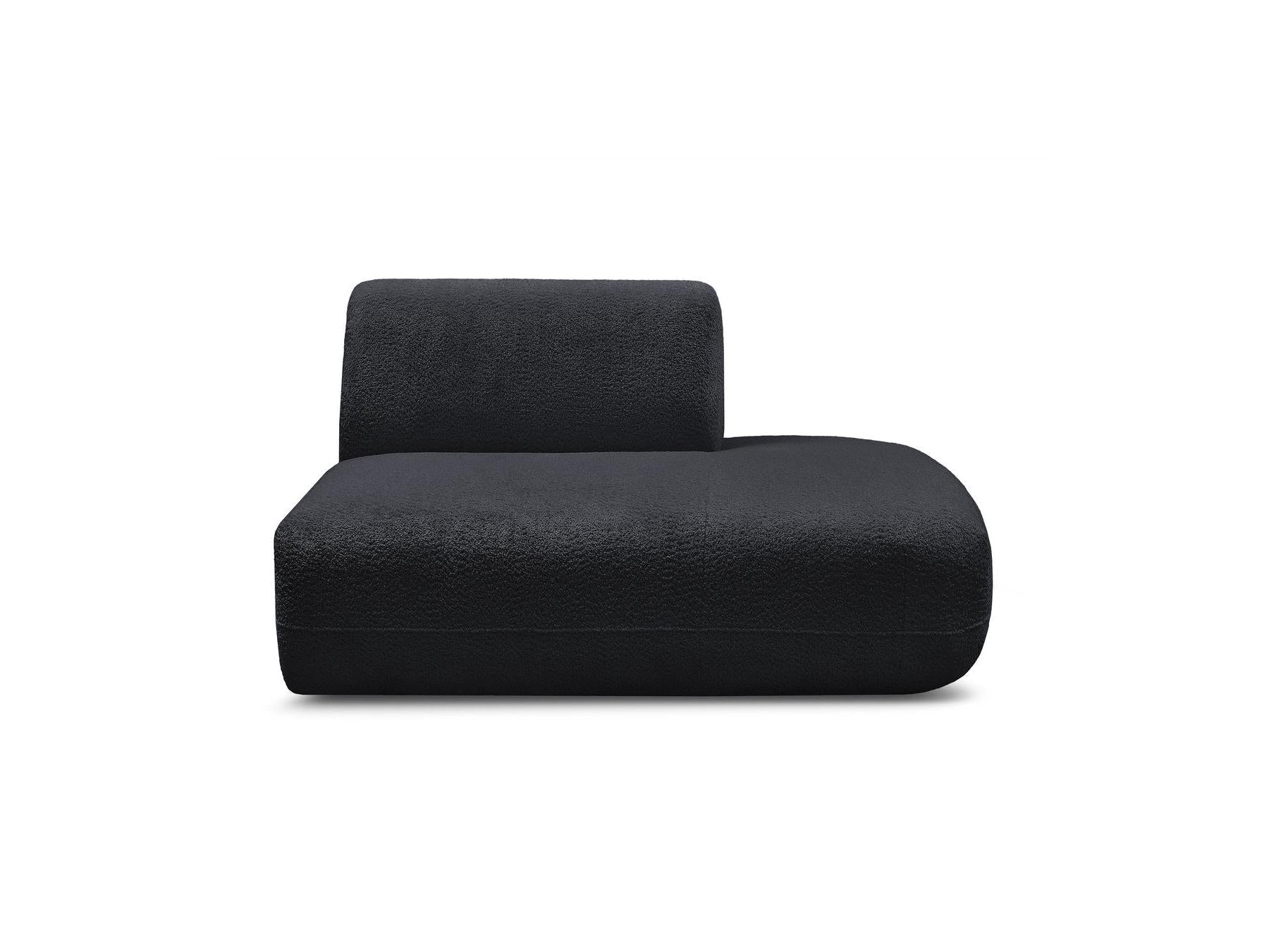 Anda - Chauffeuse Bout De Canapé Pour Canapé Modulable - Tissu Chenille - Angle Droit