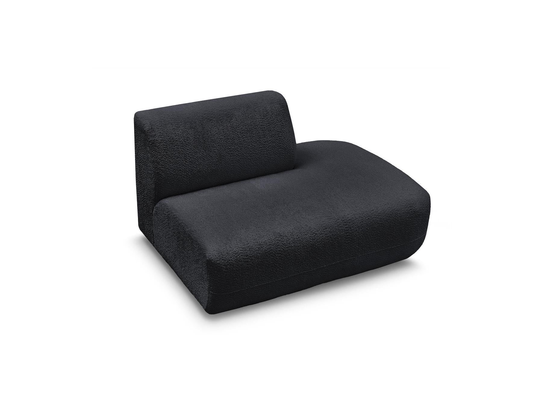 Anda - Chauffeuse Bout De Canapé Pour Canapé Modulable - Tissu Chenille - Angle Droit