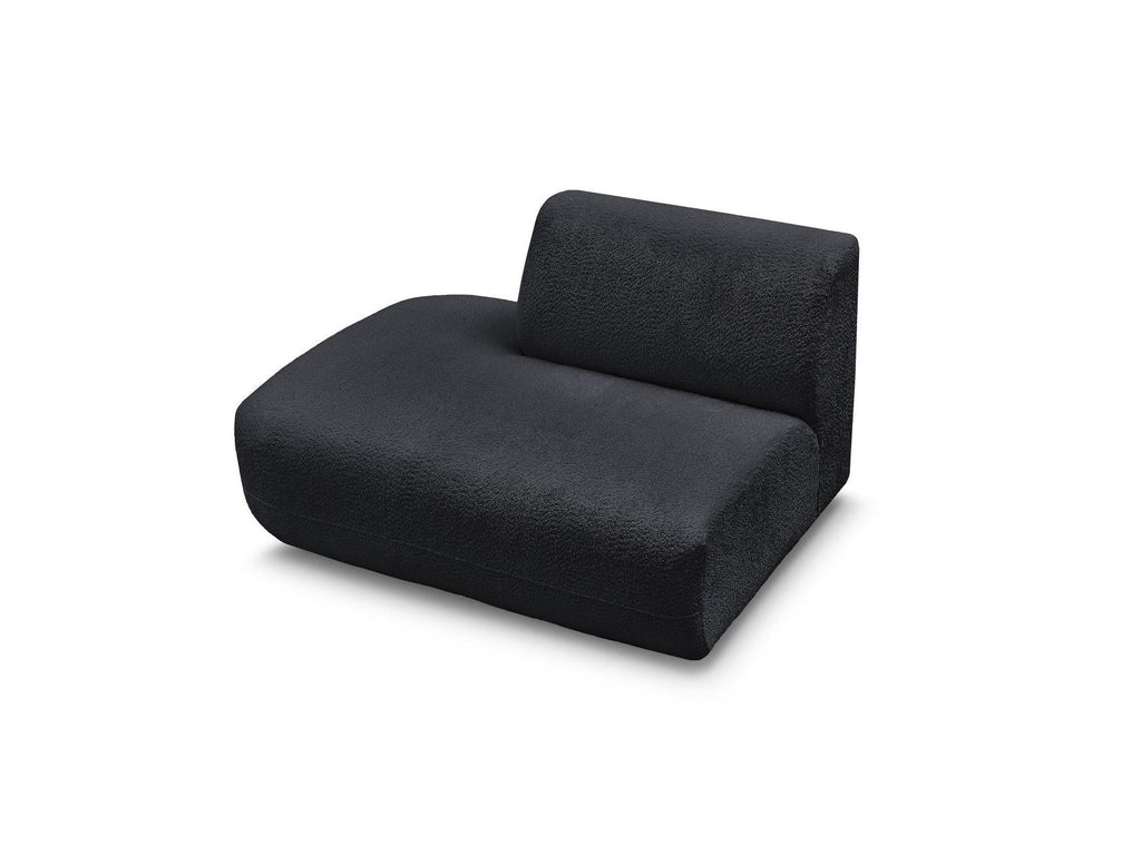 Anda - Chauffeuse Bout De Canapé Pour Canapé Modulable - Tissu Chenille - Angle Gauche