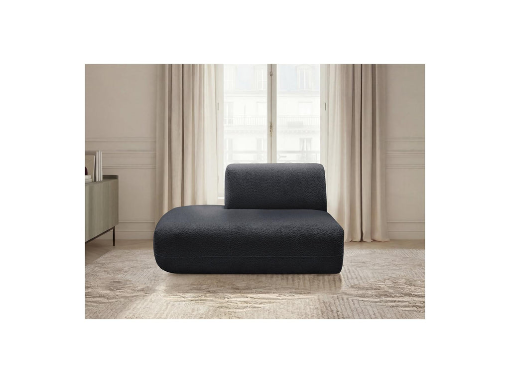 Anda - Chauffeuse Bout De Canapé Pour Canapé Modulable - Tissu Chenille - Angle Gauche