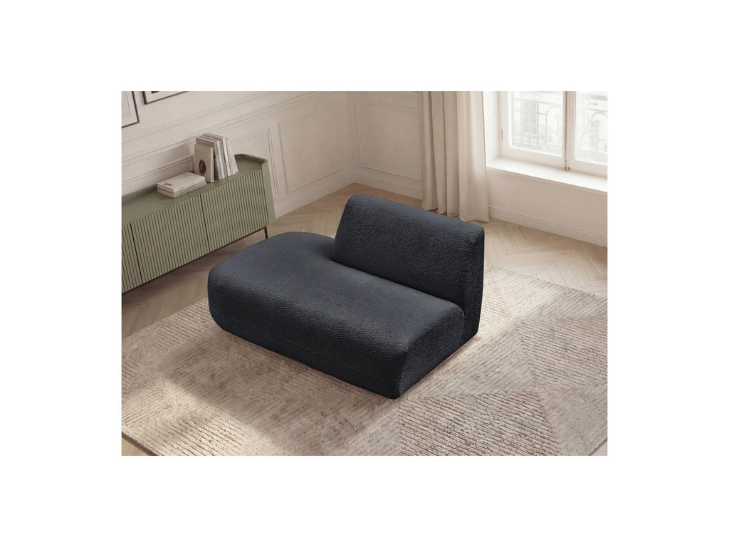 Anda - Chauffeuse Bout De Canapé Pour Canapé Modulable - Tissu Chenille - Angle Gauche