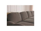 Montaigne - Canapé D'Angle Convertible Coffre - Tissu Bouclette - Angle Gauche