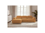 Montaigne - Canapé D'Angle Convertible Coffre - Tissu Bouclette - Angle Gauche