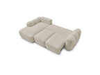 Montaigne - Canapé D'Angle Convertible Coffre - Tissu Bouclette - Angle Gauche