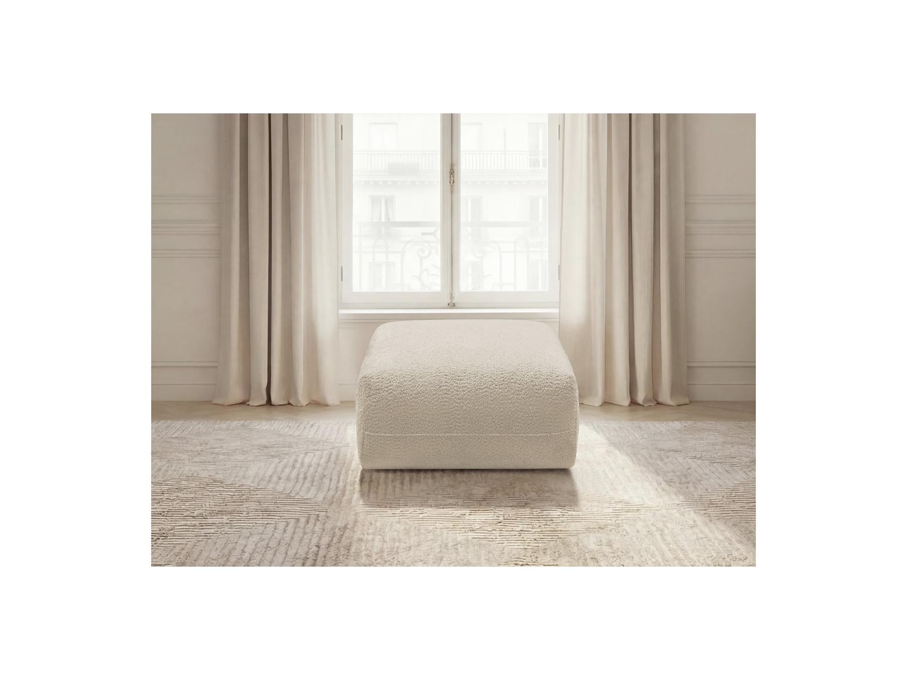 Anda - Pouf - Tissu Chenille